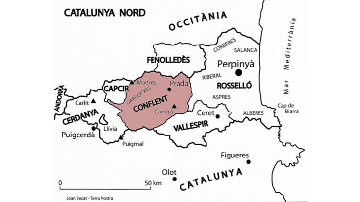 El tall de la RN116 sembla aïllar el coronavirus del Conflent