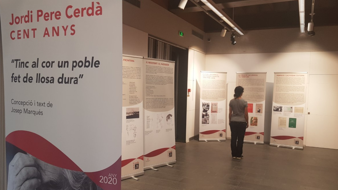 La Casa de la Generalitat a Perpinyà reobre amb una exposició homenatge per al centenari del Jordi Pere Cerdà