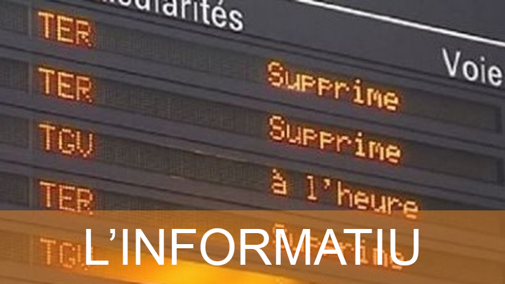 L’informatiu: Nou dia de vaga avui a la SNCF.