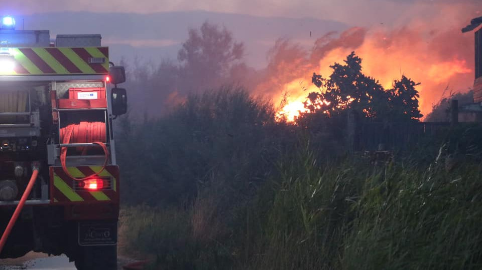 Onada de calor: el risc d’incendi es manté elevat