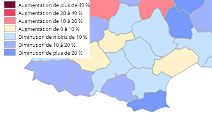 Baixa de la mortalitat al febrer a Catalunya Nord