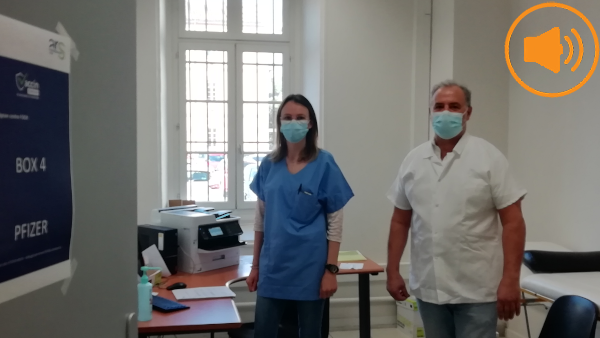 Visita del centre de vaccinació de l'avinguda Foch de Perpinyà