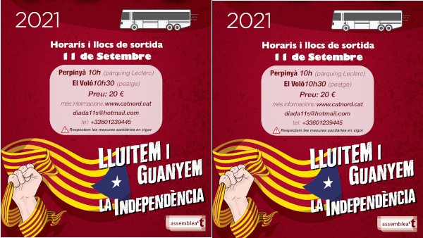 La Territorial de l'ANC organitza el desplaçament a Barcelona per participar a la Diada Nacional aquest dissabte