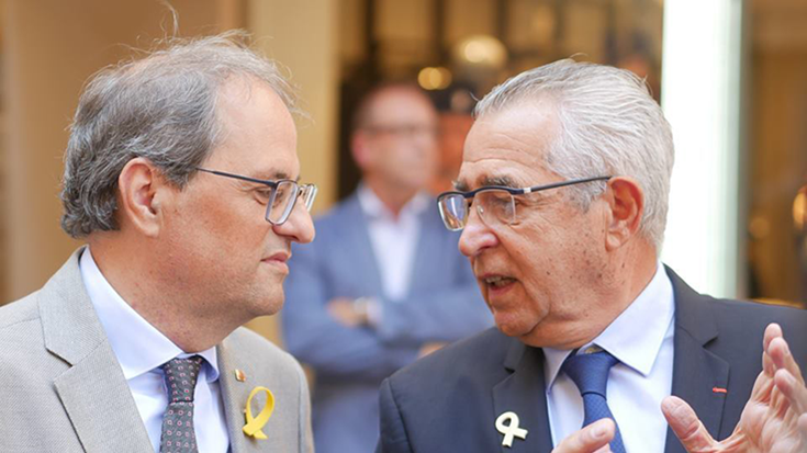 La rebuda de Quim Torra pel batlle de Perpinyà, Jean Marc Pujol ha irritat l'ambaixador espanyol a França,