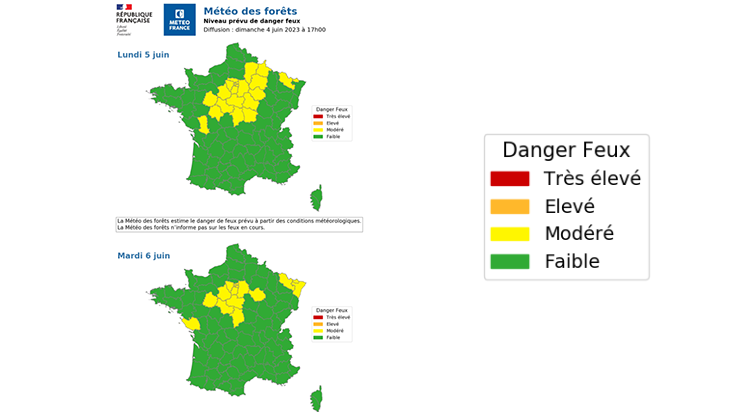 La Météo dels boscos, per seguir les previsions sobre el risc d'incendis