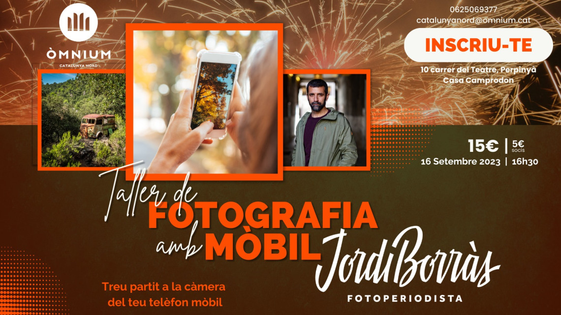 Un taller per aprendre a fer fotografies amb el mòbil