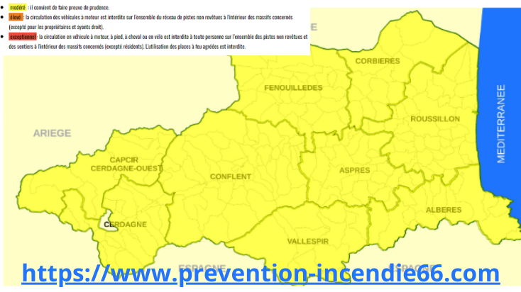 El risc d'incendi pot augmentar ràpidament