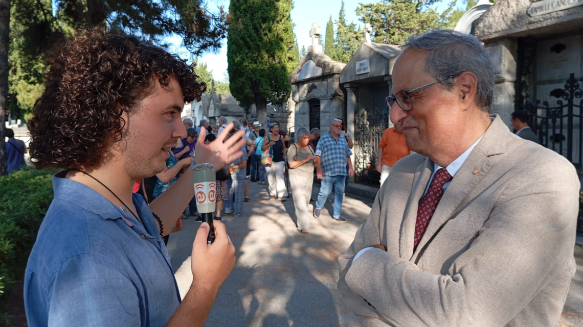 Quim Torra cita Fabra: "No podem fallar, perquè si falla la llengua fallarà tot"