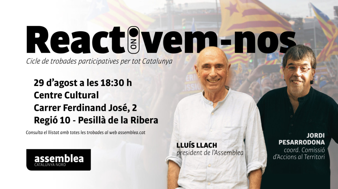 Xerrada i debat obert amb Lluís Llach i Jordi Pesarrodona a Pesillà de la Ribera