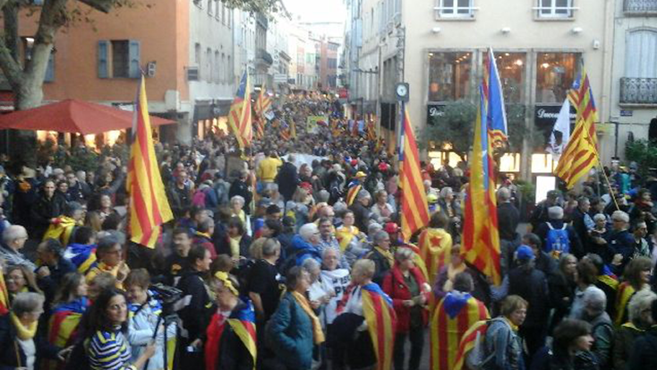 10 000 persones a Perpinyà per la Diada de Catalunya Nord