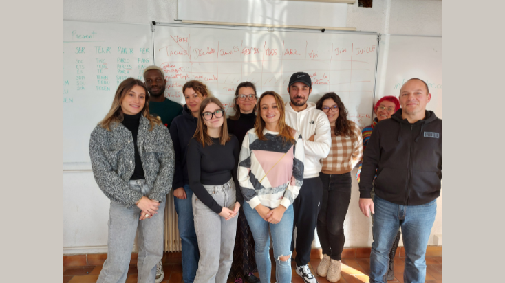  Els estudiants de primer any del curs d'Integrador Social de l'IRTS es preparen a formar-se a Barcelona 