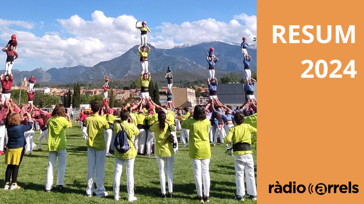 Resum de l'any: La trobada de colles castelleres del Nord se celebra a Prada