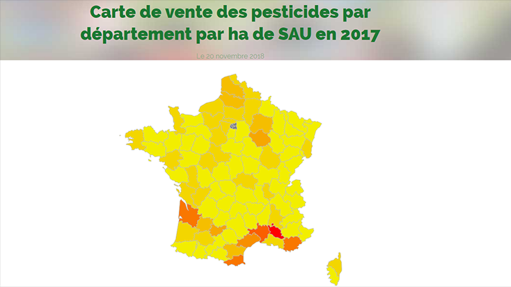 Catalunya Nord entre els territoris de l’estat que més utilitzen pesticides.