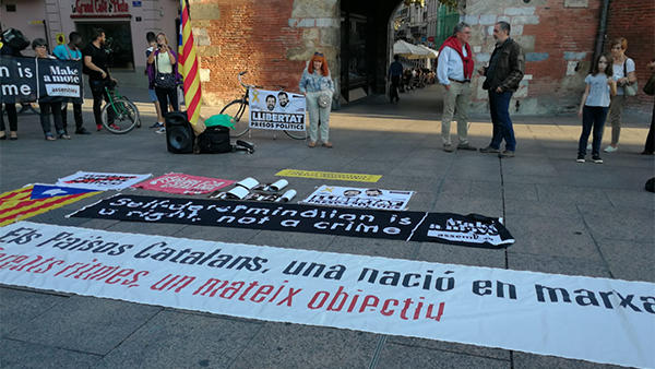 REPORTATGE: Manifestació a Perpinyà contra les detencions d'independentistes