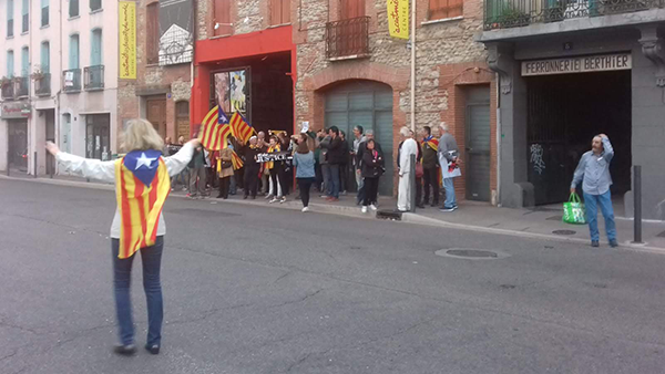 El dia de la sentència, el consol d’Espanya a Perpinyà celebra el dia de la Hispanidad