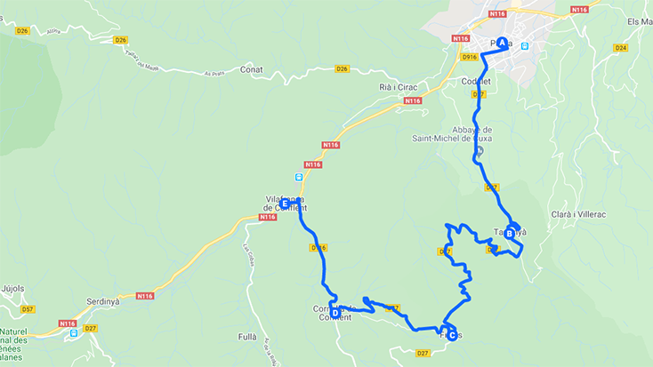 Actualització: la desviació entre Prada i Vilafranca de Conflent ja és operacional però està reservada als habitants de la zona