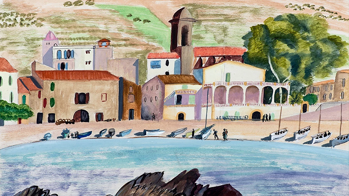 Henri Vergé Sarrat i Rolande Déchorain, per l’exposició d’estiu del Museu d'Art Modern de Cotlliure