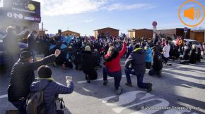 Nova manifestacio per demanar l'obertura de les estacions d'esquí de Catalunya Nord