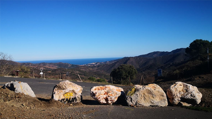 Coll de Banyuls tallat. Ràdio Arrels