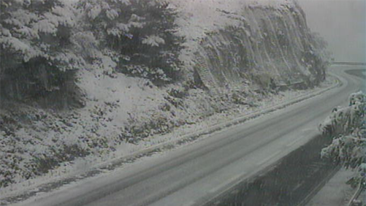 La carretera entre Fontpedrosa i Montlluís a les 16.30